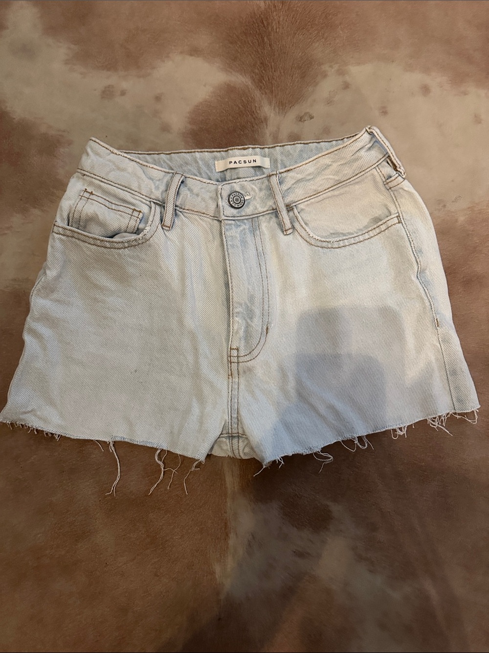 PacSun Light Wash Denim Jean Shorts